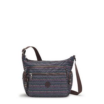 Kipling Gabbie Printed Crossbody Väska Taupe | SE 2053NW